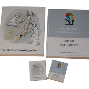 5 x Grafiske illustrationer - Fuldt sæt